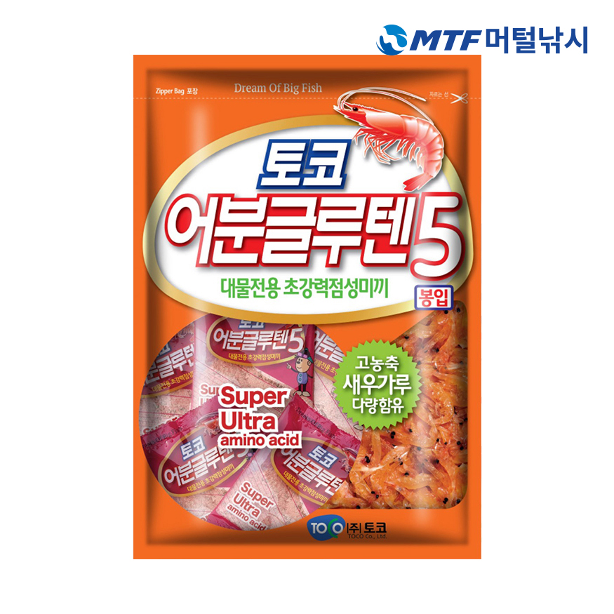 토코 어분 글루텐5 대물전용 초강력 점성 미끼 떡밥 - 상품 이미지