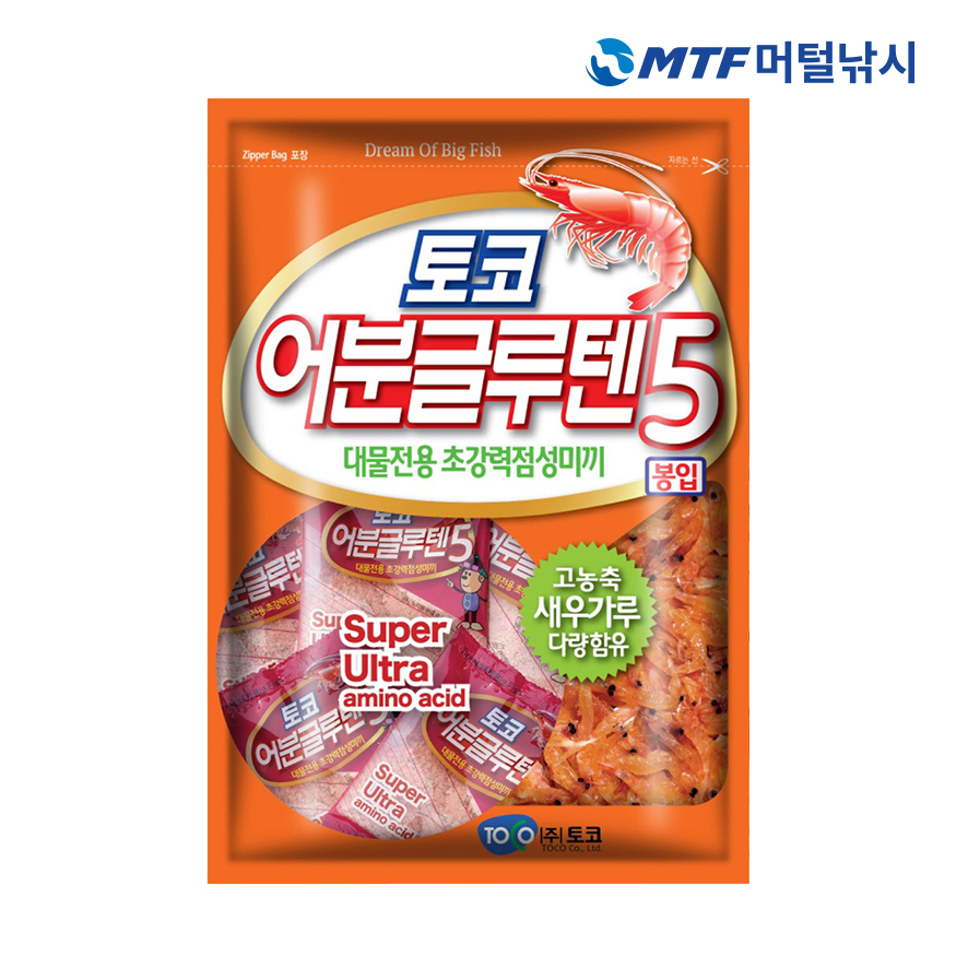 토코 어분 글루텐5 대물전용 초강력 점성 미끼 떡밥 - 상세 이미지 4