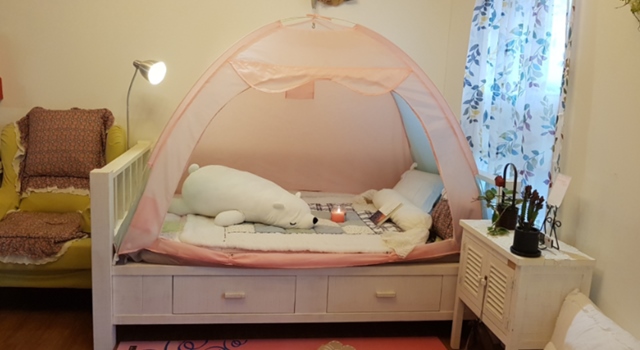 산토초이 침대난방텐트 2~3인용 방한 수면텐트 - 상세 이미지 2
