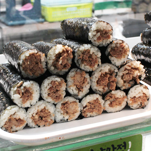 [서울,성남 당일배송] 달콤짭짤 불고기 꼬마김밥 2개 [암사 섹시한떡볶이] : 동네시장 장보기