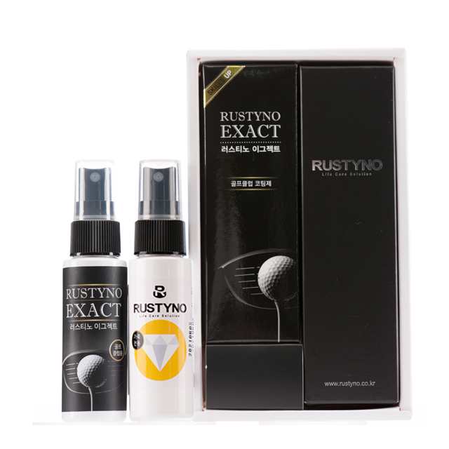 골프선물용품 비거리향상 골프채관리 러스티노 이그젝트 30ml + 가죽보호제 30ml 세트 선물포장 - 상세 이미지 3