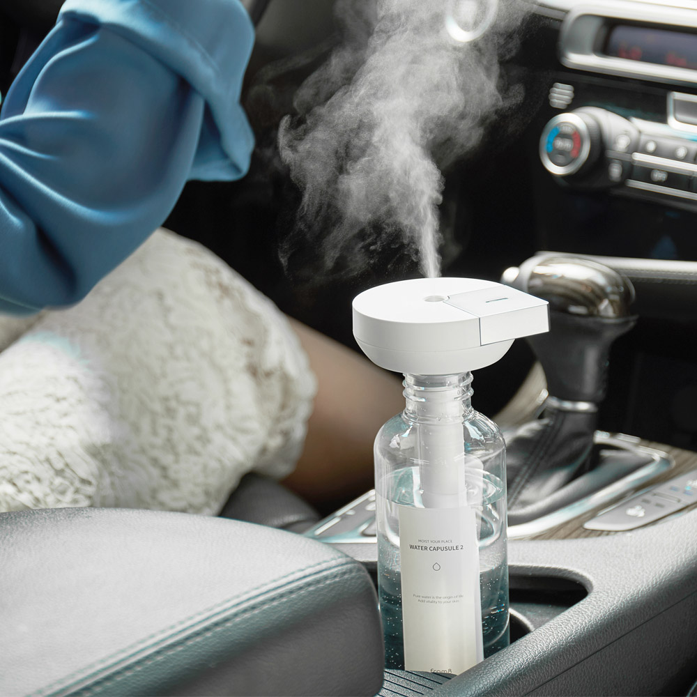 프롬비 워터캡슐2 무선 스틱 생수병 미니가습기 FA145 그레이