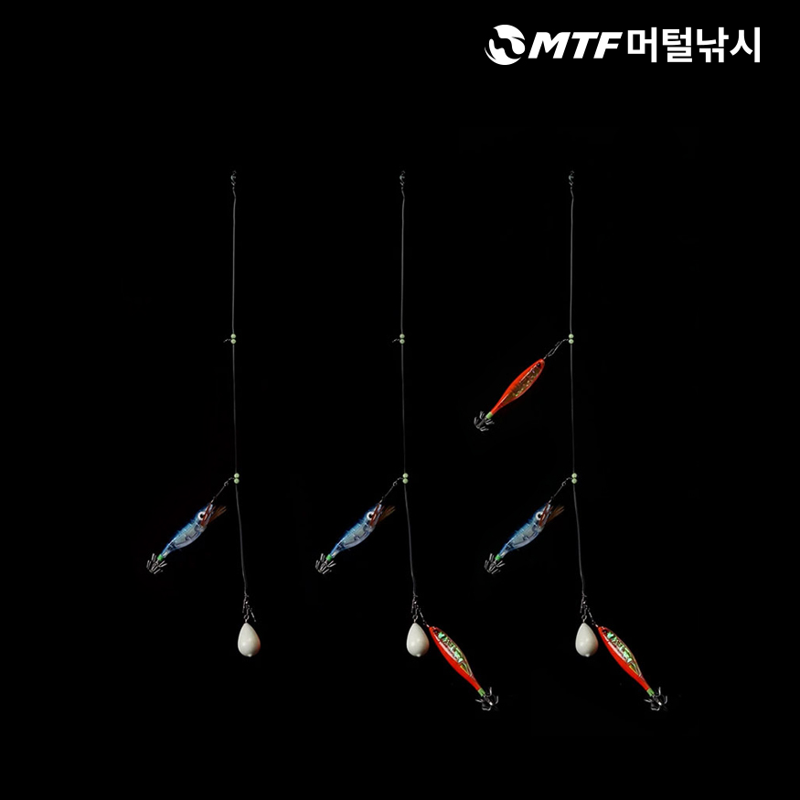 몽크로스 더블3단채비 쭈꾸미 갑오징어 낚시 채비 - 상세 이미지 3