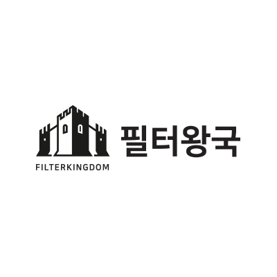 필터왕국 스토어 로고