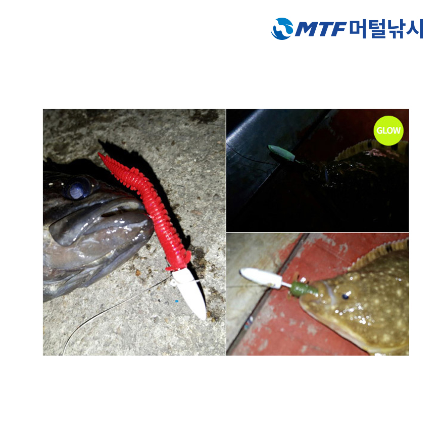 캣츠크로우 타우루스 지그헤드 볼락 바늘 330 축광 타입 2.00g, 핑크/화이트(랜덤), 1개 - 상세 이미지 3