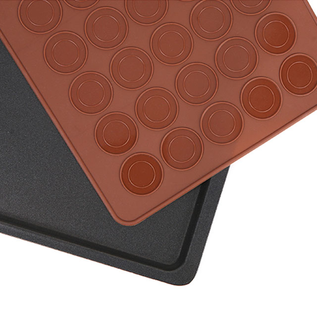 마카롱 만들기 원형 실리콘 시트 도안 매트 30구 / 48구 - 상세 이미지 3