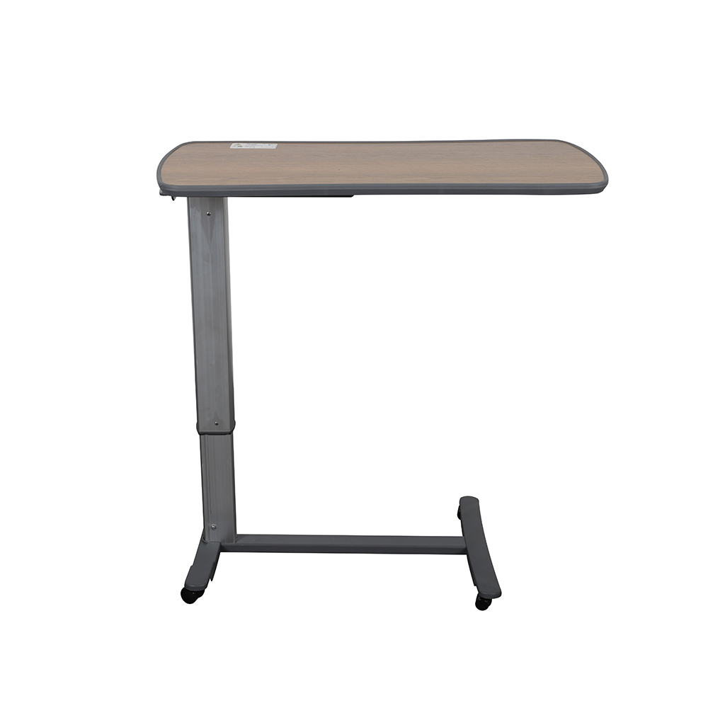 높이조절 이동식 테이블 침대용 병원 간이책상 요양원 식사 보조용 YB-O1004