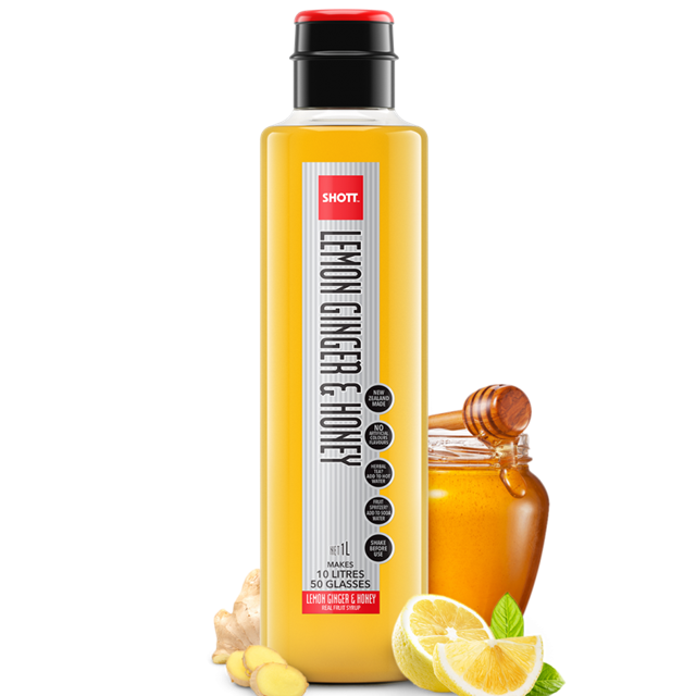 SHOTT 샷 레몬진저&허니시럽 1000ml - 상품 이미지