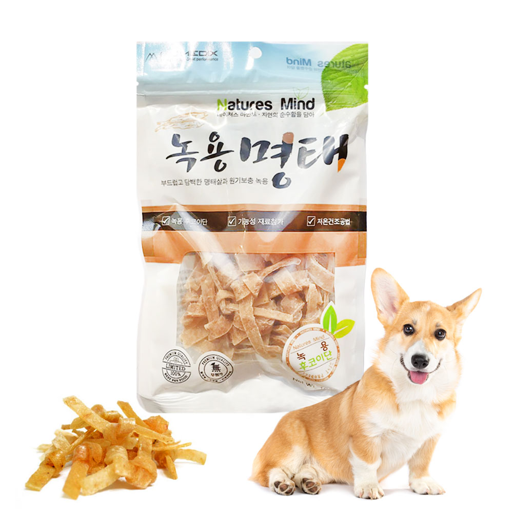 네이쳐스 마인드 후코이단 녹용명태 100g 애견간식 - 상품 이미지