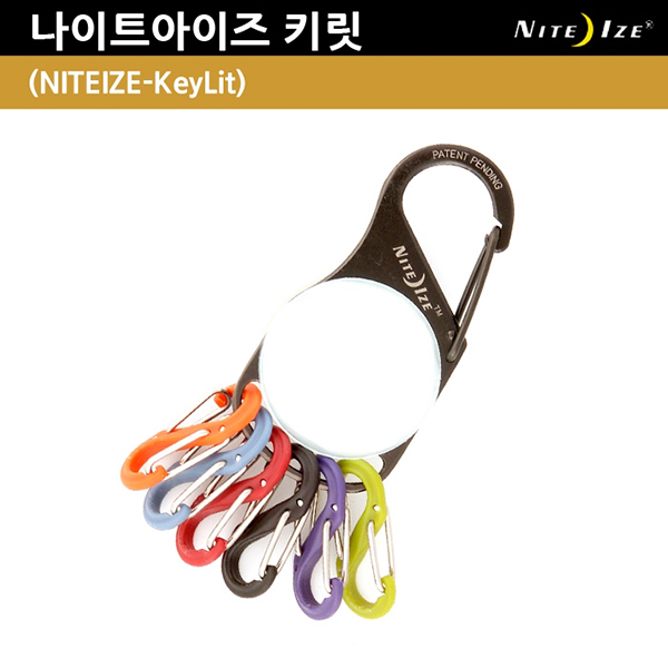 나이트아이즈 에스비너 키릿 LED 카라비너 열쇠고리 - 메인 이미지