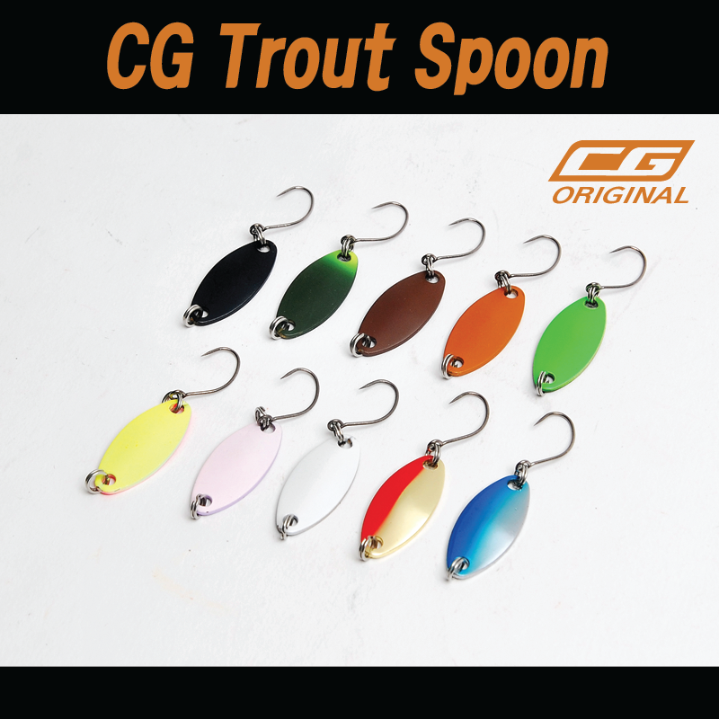 땡큐레저 CG ORIGINAL Trout Spoon - CG 송어 스푼 1.5g 1.8g 2.0g - 메인 이미지