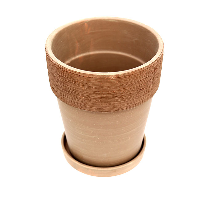 분갈이용 투톤 토분 15cm 화분 - 상품 이미지