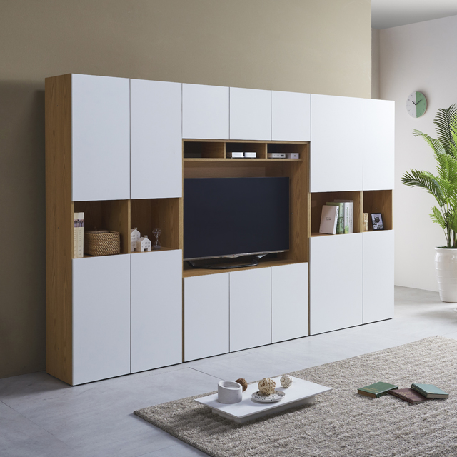 모노 월플렉스 시스템 거실장세트(47인치 내맘대로구성) 1200tv장세트