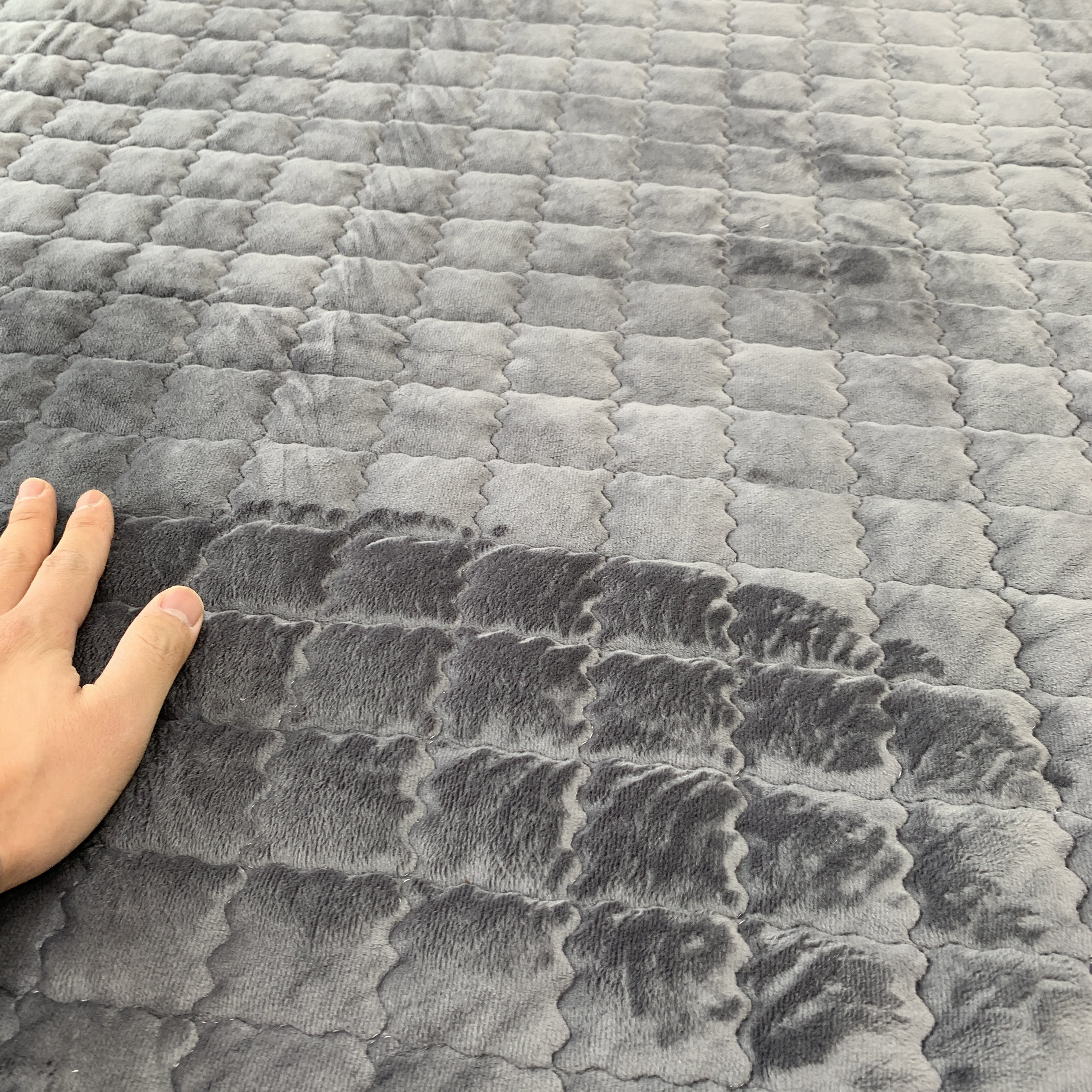 마이크로 초극세사 겨울 미끄럼방지 논슬립 매트리스 침대 패드 S/SS