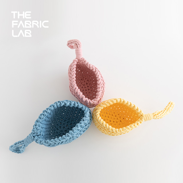 [DIY/동영상] 패브릭얀 행잉바스켓 키트/코바늘 뜨개질 가방 소품 손뜨기 - 상세 이미지 5