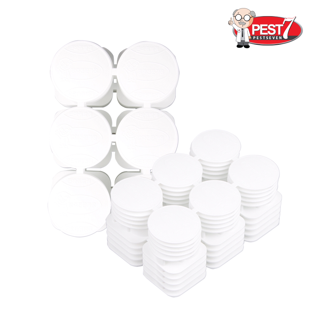 페스트세븐 큰 작은 바퀴벌레약 먹이캡 먹이통 30개입 바퀴벌레