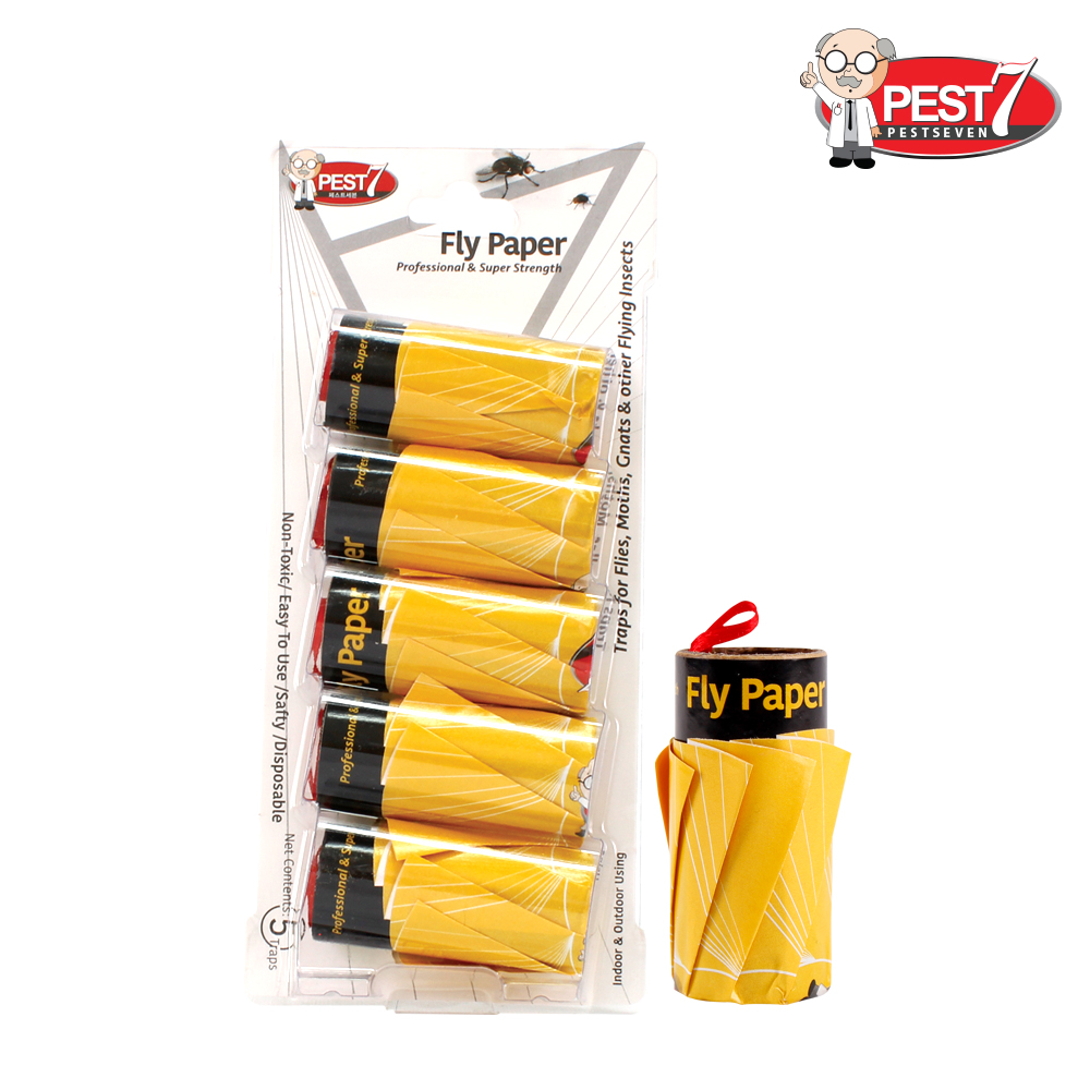 1+1 페스트세븐 파리 끈끈이 (5개입) 뿌리파리 벼룩파리 끈끈이 나방파리 초파리 퇴치 날벌레 날파리 벌레 퇴치제 제거 퇴치법 트랩 퇴치법