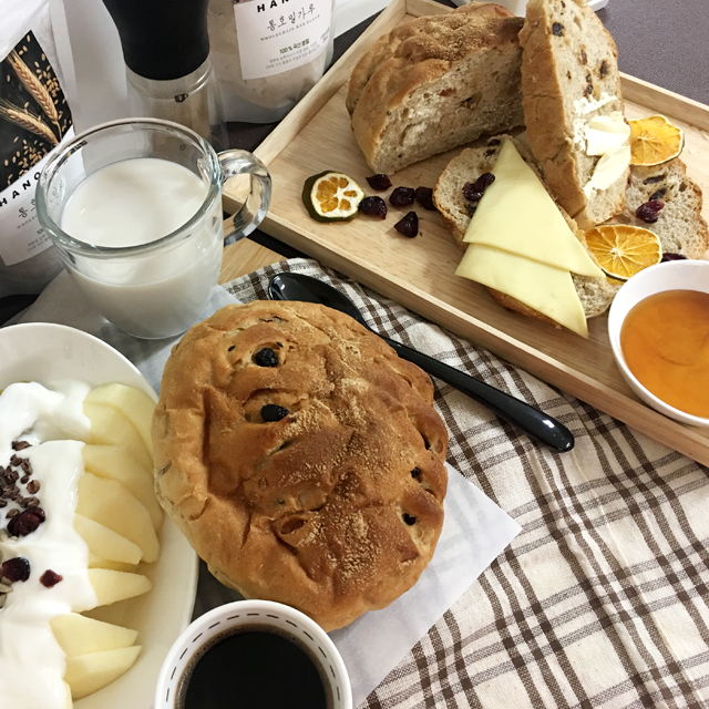 [하눅] 호밀캉파뉴 천연발효 호밀빵(30%) 비건 식사대용 아침대용 샌드위치 간식 건강빵 - 상세 이미지 3