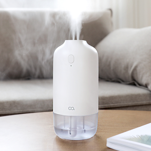 오아 듀얼미스트 무선 미니 사무실 탁상용 차량 휴대용 책상 가습기 USB 텀블러 충전식