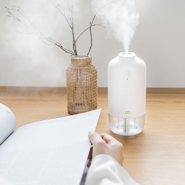 오아 듀얼미스트 무선 미니 사무실 탁상용 차량 휴대용 책상 가습기 USB 텀블러 충전식
