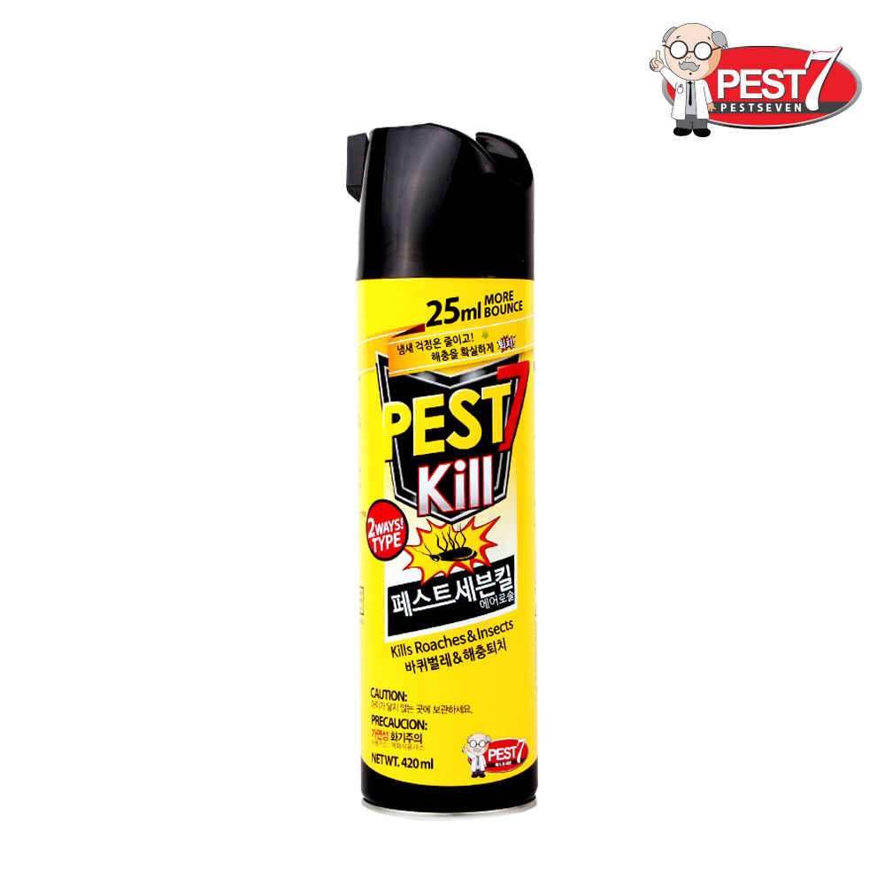 뿌리는 바퀴벌레약 빈대 먼지다듬이 러브버그 베드버그 화랑곡나방 초파리 좀벌레 지네 살충제 퇴치 퇴치약 퇴치법 모기약 화상벌레 퇴치 모기 퇴치제 모기향 페스트세븐킬420ml x5