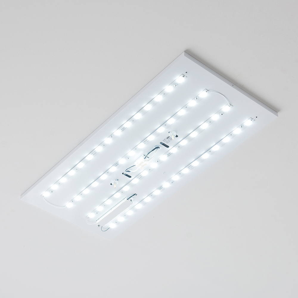 LED 폰토스 슬림 거실등 60W 블랙 주광 하얀빛 - 상세 이미지 4