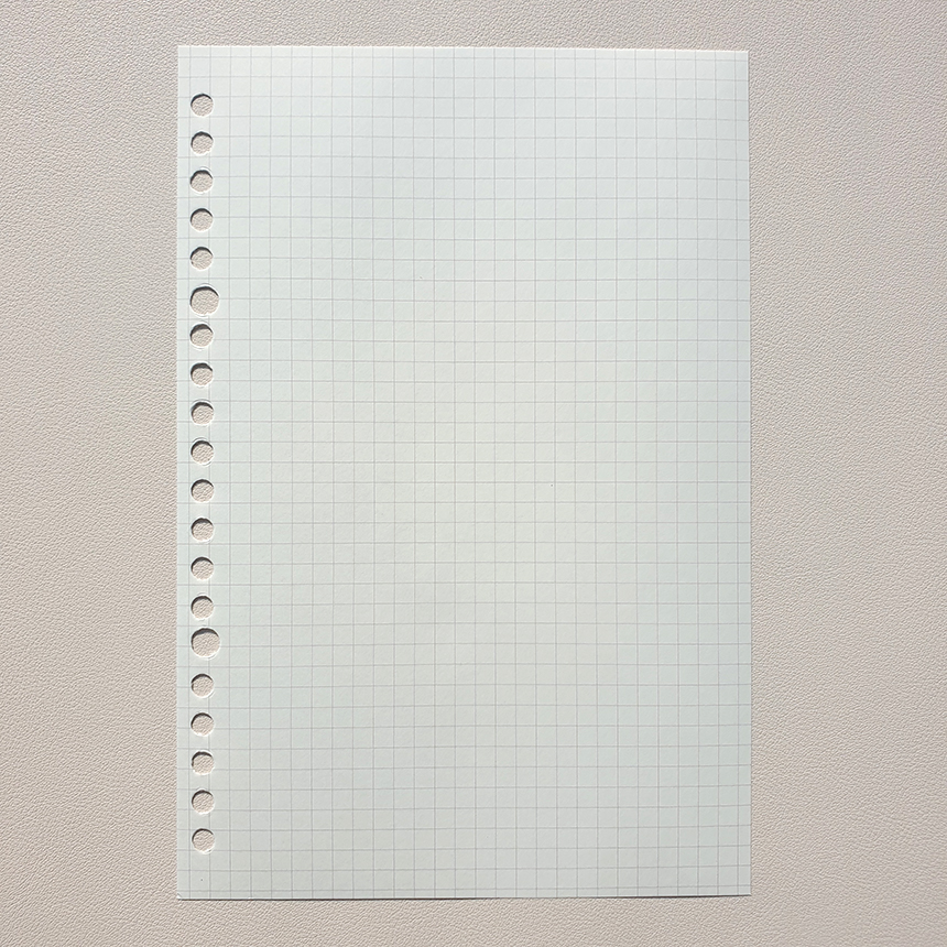 굿슈머 바인더노트 속지 60매 루즈리프 A5 속지 모눈 이미지 1