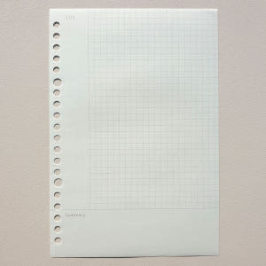 굿슈머 바인더노트 속지 60매 루즈리프  A5 속지 모눈 실사용 후기 | 효과 있을까? - 상품 이미지 4