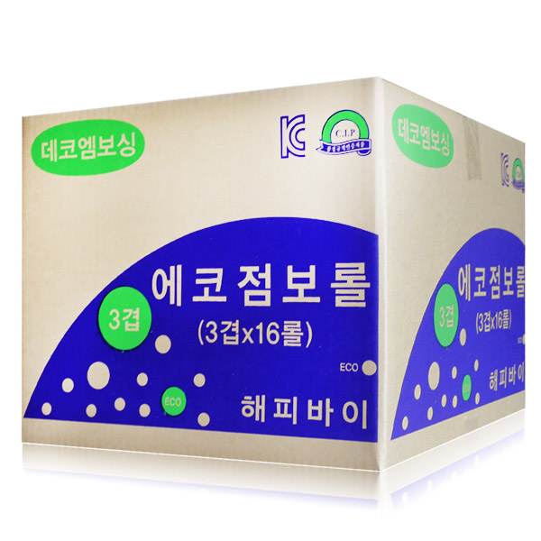 에코 점보롤 3겹 x 16롤 업소용 화장지 대용량 휴지 : 올픽몰