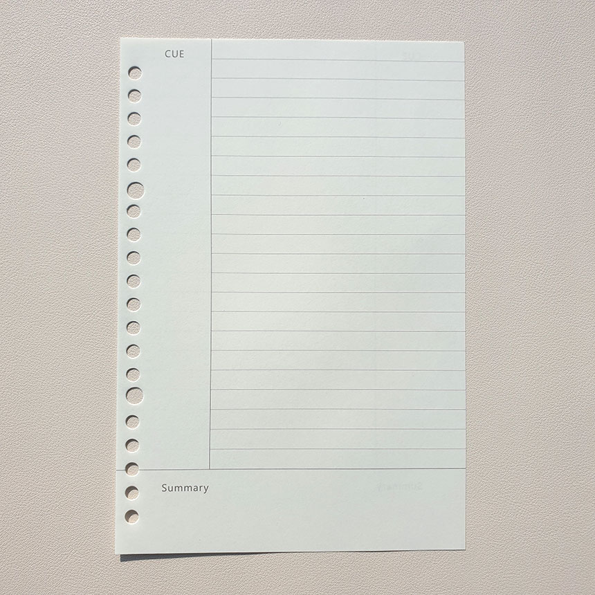 굿슈머 바인더노트 속지 60매 루즈리프 A5 속지 모눈 이미지 3