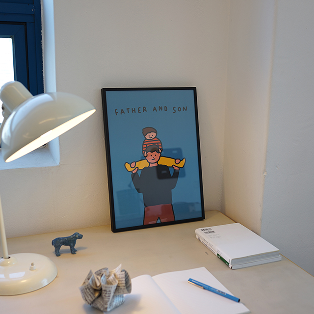 제로퍼제로 가족포스터 아기방 아이방 그림 액자 집들이선물 엄마와딸