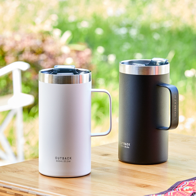오슬로 이중진공 뚜껑 스텐머그컵 600ml - 상세 이미지 4