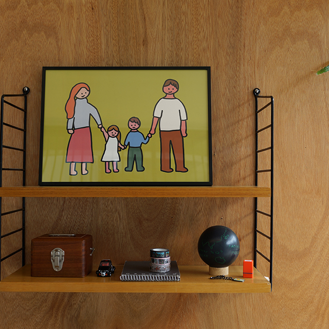 제로퍼제로 가족포스터 아기방 아이방 그림 액자 집들이선물 엄마와딸