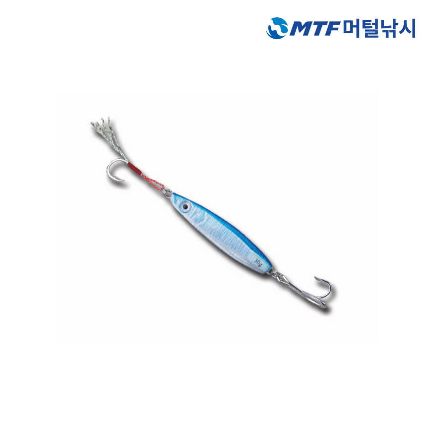 몽크로스 슬로우 캐스트 메탈 지그 45G 트레블훅 - 상품 이미지