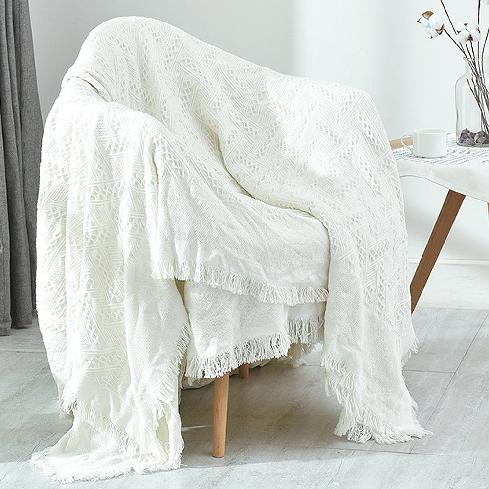 B급 북유럽풍 소파 커버  쇼파 덮개 블랭킷 담요