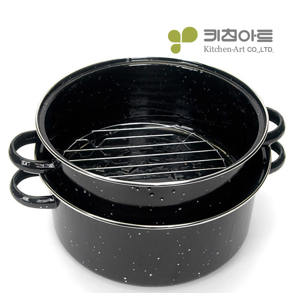 키친아트 직화냄비 군고구마 냄비 장갑포함 28cm - 상세 이미지 4