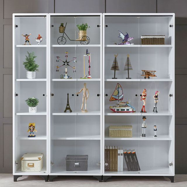 로티 장식장 강화유리 피규어장 진열장 유리장 800