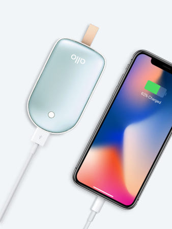 2in1 멀티 충전식 전자 전기 핫팩 손난로 보조배터리 5000mAh