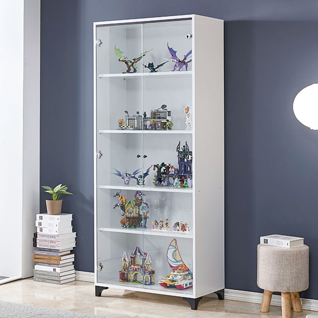 로티 장식장 강화유리 피규어장 진열장 유리장 800