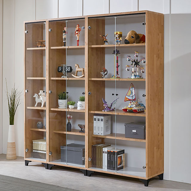 로티 장식장 강화유리 피규어장 진열장 유리장 800