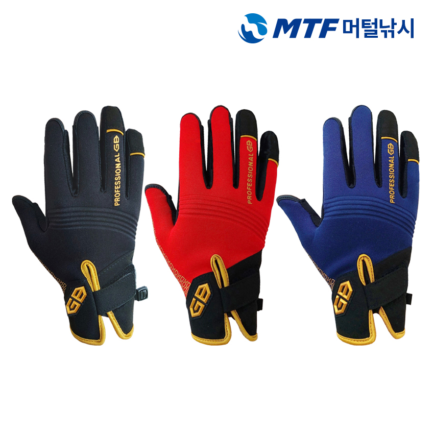 GB 네오 티타늄 3컷 추동 낚시 장갑 GB-F203 보온 가을 겨울 - 상세 이미지 4