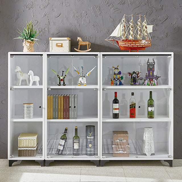 로티 강화유리 장식장 피규어장 진열장 유리장 3종