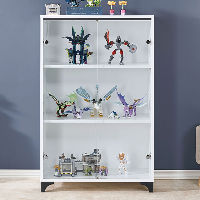 로티 강화유리 장식장 피규어장 진열장 유리장 3종