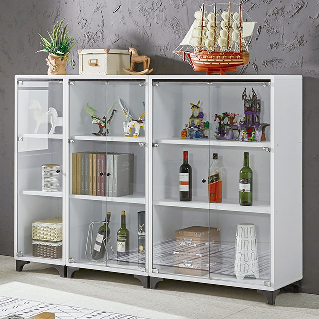 로티 강화유리 장식장 피규어장 진열장 유리장 3종