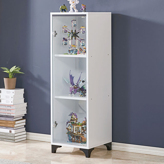 로티 장식장 강화유리문사용 2가지 컬러 피규어장 진열장 유리장 거실가구