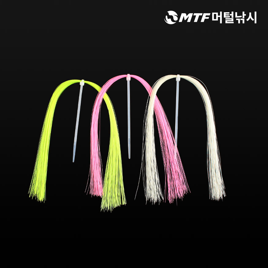 키우라 신형 야광틴셀 30cm 채비 갈치 쭈꾸미 오징어 - 상품 이미지