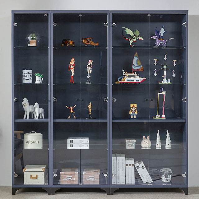 빈스 진열장 강화유리 장식장 피규어장 유리장 거실가구