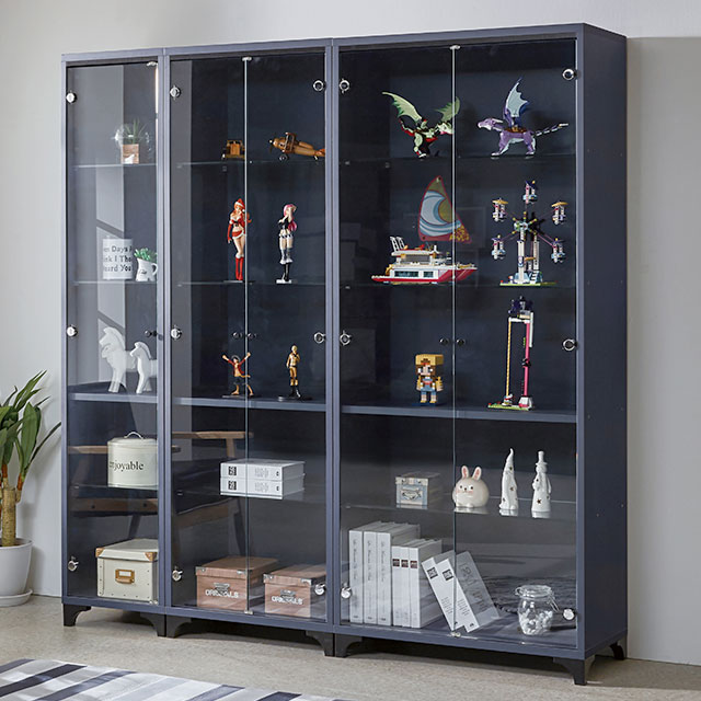 빈스 진열장 강화유리 장식장 피규어장 유리장 거실가구