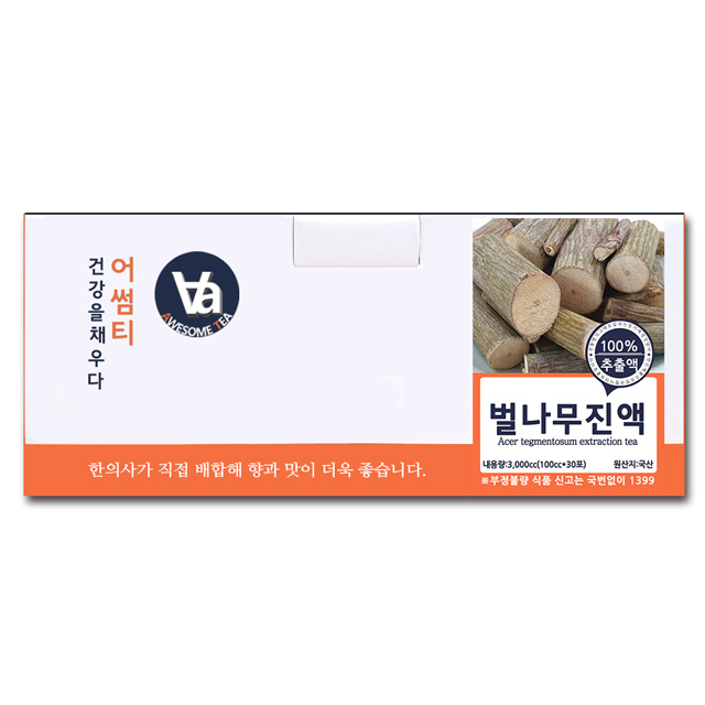 어썸티 국산 벌나무즙 진액 엑기스 100ml x 30포 - 상세 이미지 2