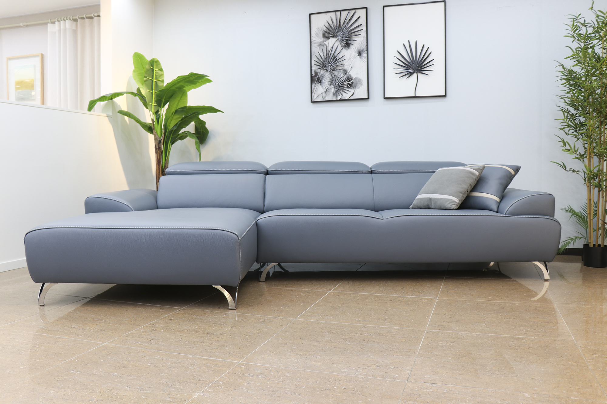 최고급 이태리 소가죽 4인소파, 카우치,일자형 4인용 가죽소파, 오리지널 통가죽소파,코코